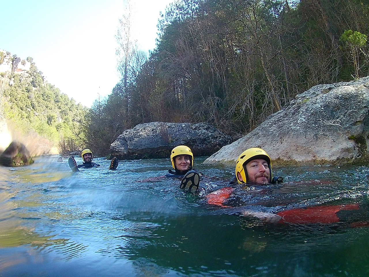 Hydrospeed en groupe